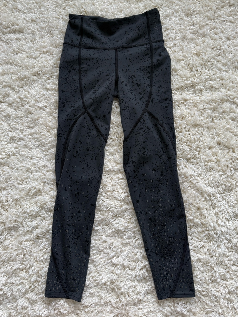 Lululemon Athletica Black Speckled Leggings